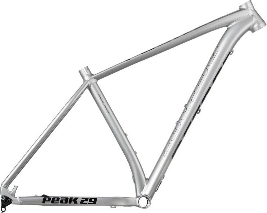 ACCENT MTB 29" Peak Boost platin-schwarzer Rahmen, Größe S, Boost 148x12 mm
