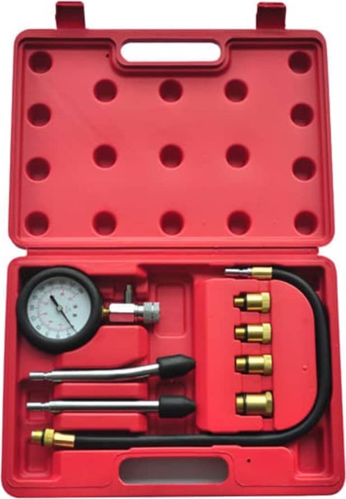 Eleganten-Stil 9-tlg. Kompressionstester-Set für Benzinmotoren DE69610