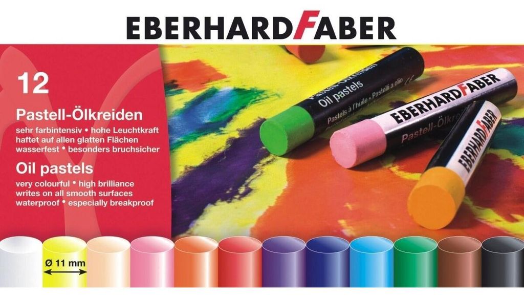 Eberhard Faber 522012 - Ölpastellkreide Artist Color, 12 Produktbild 
