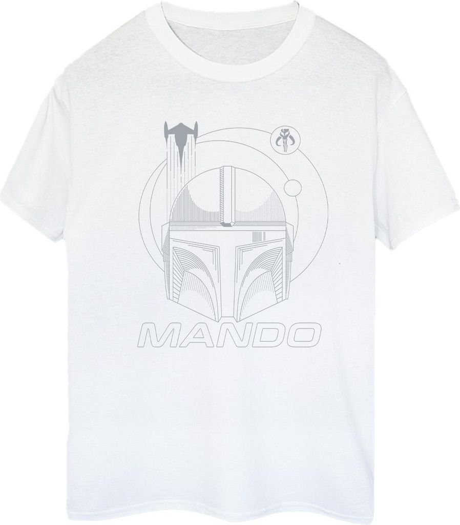 Star Wars - "The Mandalorian" T-Shirt für Damen BI45928 (S) Produktbild 