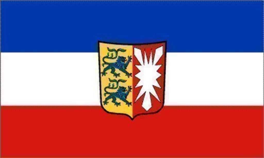Flagge Schleswig-Holstein 90 x 150 cm mit Metallösen - Produktbild 
