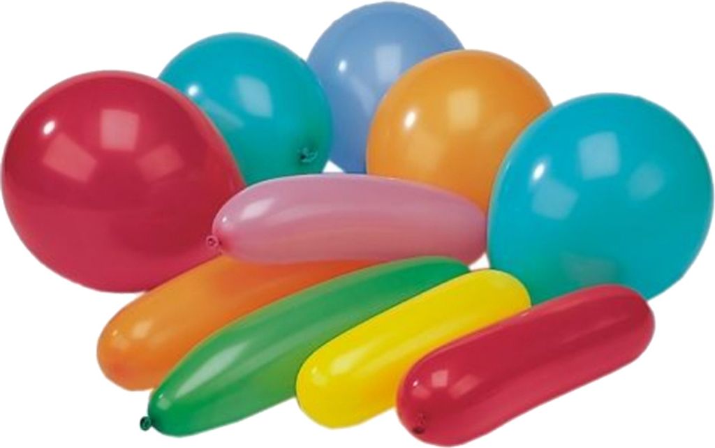 PAPSTAR Luftballons Farben und Formen sortiert 10 Stück Produktbild 
