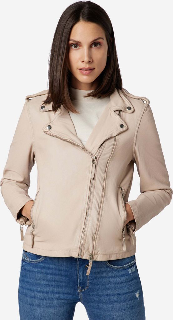 Damen Lederjacke Ricano FOXY – Beige / S