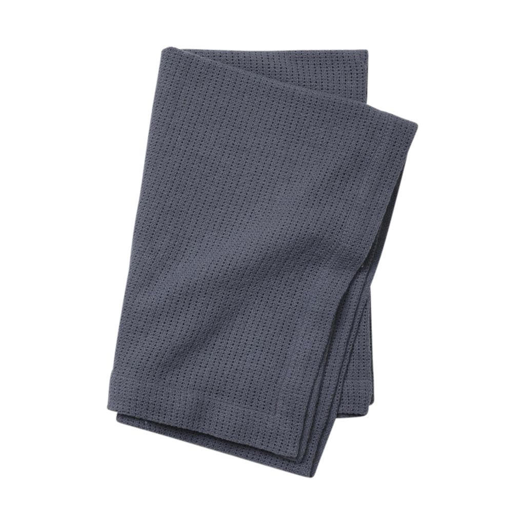 Elodie Details Strickdecke - Tender Blue - 100 x 100 cm - Oberstoff: 100% Baumwolle - Füllung: 100% Polyester - Maschinenwäsche bei 40°C - Decke