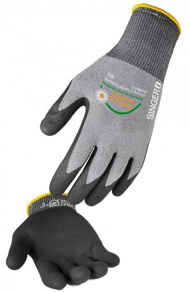 Vollbeschichteter Handschuh SINGER FRERES - Noppen auf der Handfläche - T.10 - NYMFIT02