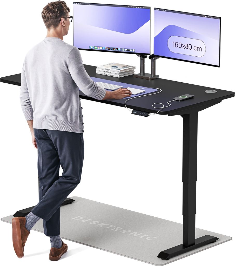 Desktronic HomePro Bureau électrique réglable en hauteur Image du produit 