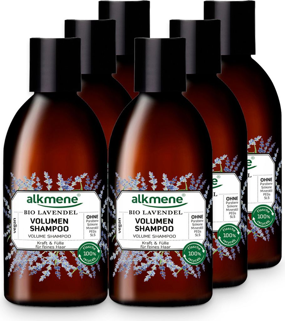 alkmene Volumen Haar Shampoo mit Bio Lavendel - veganes Produktbild