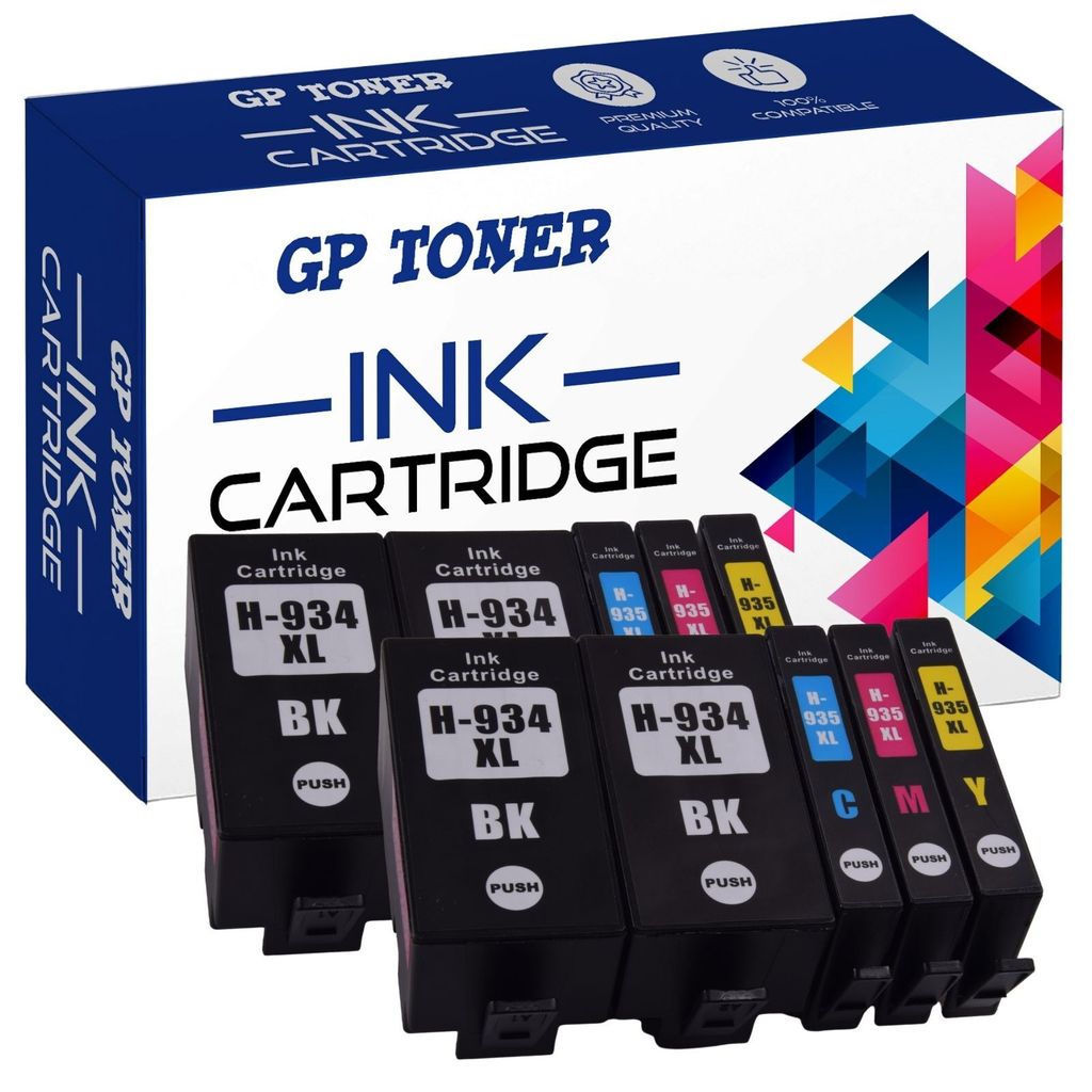 10x atramentová kazeta pre HP 934XL 935XL OFFICEJET 6800 Obrázok produktu 
