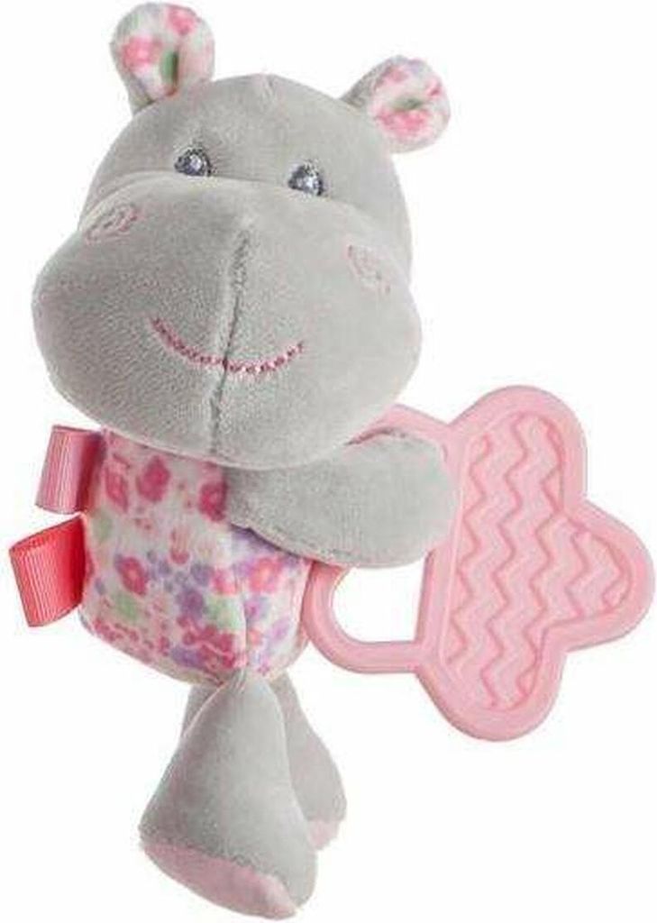 Baby-Beißring Hippo Rosa 20 cm 20cm