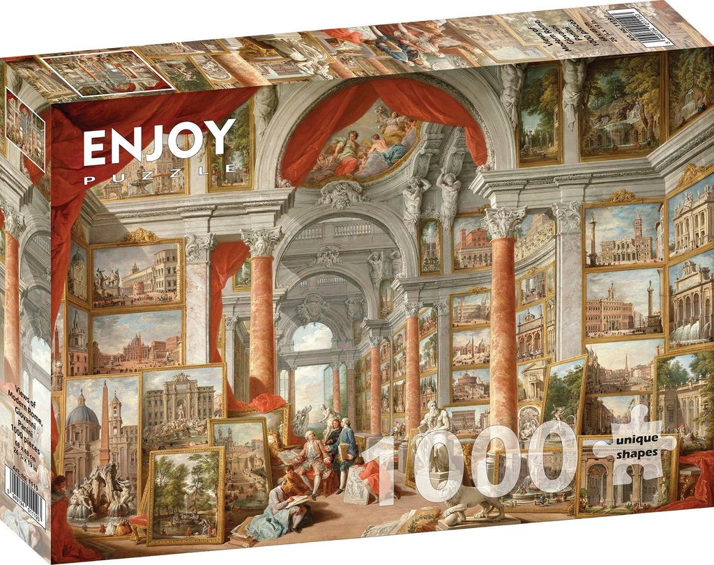 Puzzle 1000 Współczesny Rzym Giovanni Paolo Panini Zdjęcie produktu 