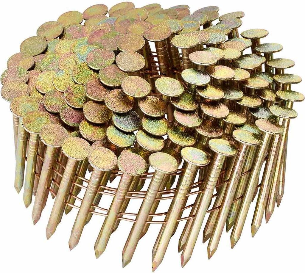 DeWALT Coilnagel Galvanisiert, Glatt, Dachpapp-Coilnägel, 19mm bis 45mm, 0 Grad, 7.200 Stück Größe:19 mm