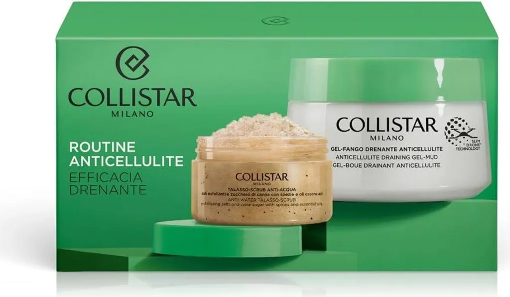 Set Anticellulite Collistar: Fango Gel 400ml + Scrub 150g | Routine Top