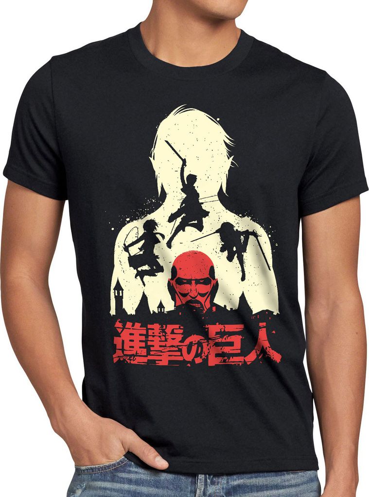 style3 Titan Fight Herren T-Shirt Aot on Attack