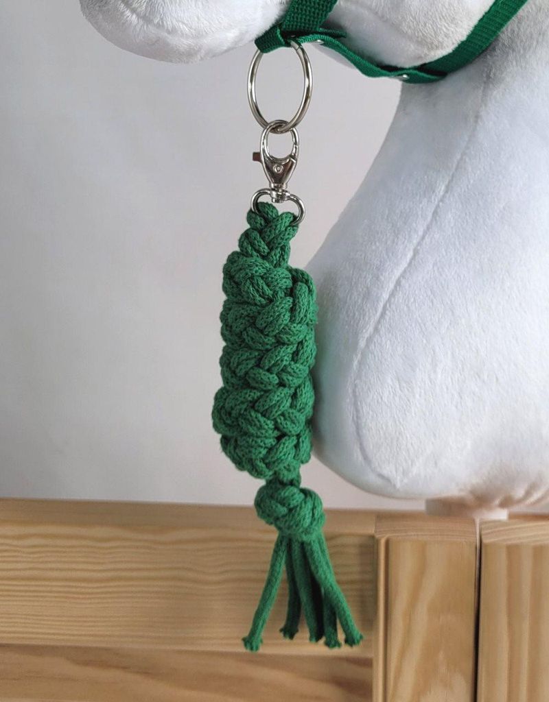 Doppelseilleine Steckenpferd – handgefertigtes Leidhalsband – hypoallergen und bequem