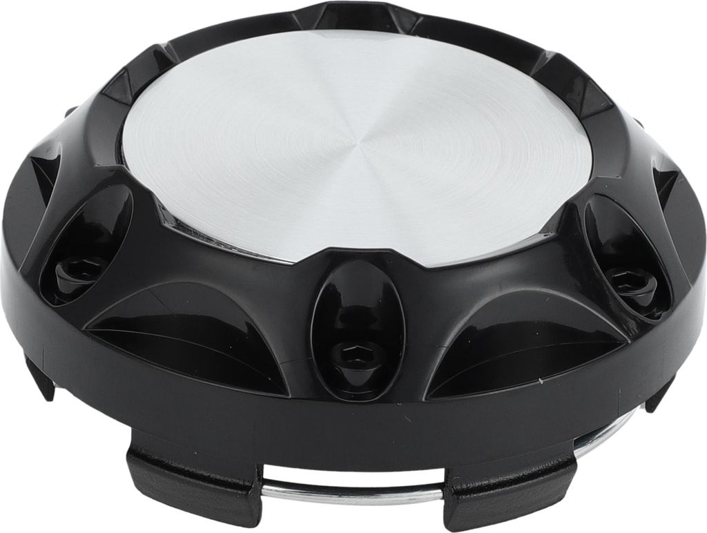 1 Stk. Radnabenkappen Radkappen Felgenzentrumskappen OD: 68mm/2,68" Universal Kunststoff Schwarz für Honda für BMW mit Silberfarbenem Aufkleber