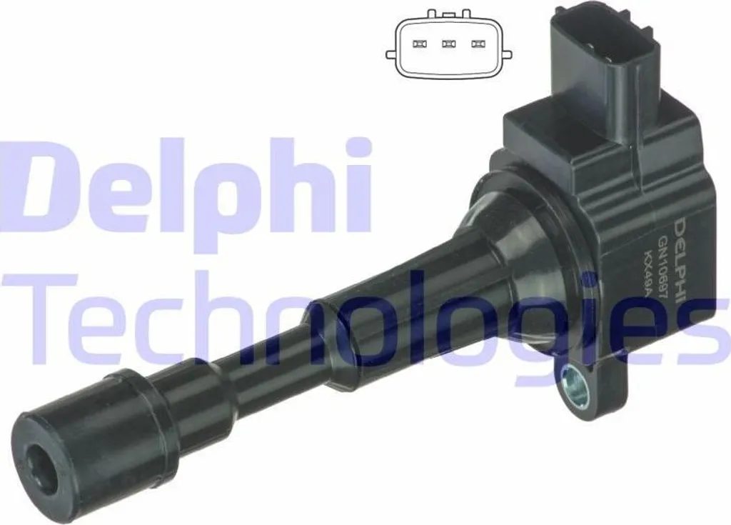 Delphi GN10697-12B1 Bobina Accensione Mazda 3 2 OE ZJ0118100 Ricambio