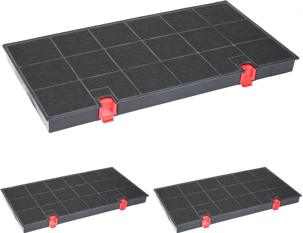 McFilter | 3x Aktivkohlefilter passend für AEG Electrolux Produktbild 