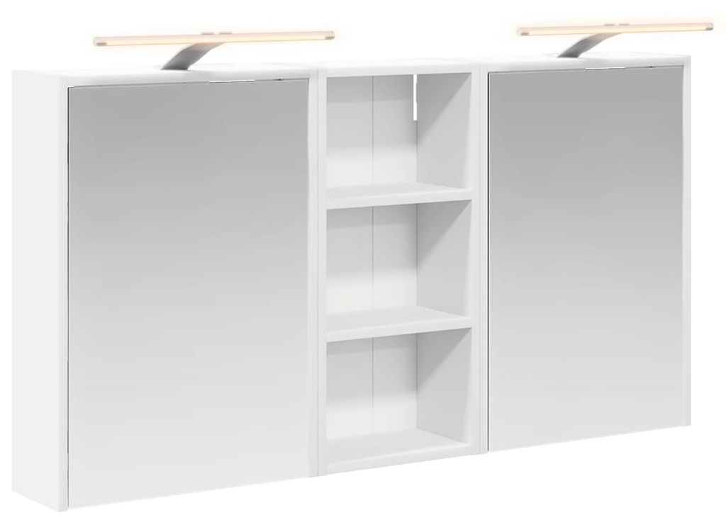 Badezimmerschrank-Set 3 pcs 116 x 16 x 62,5 cm Holzwerkstoff