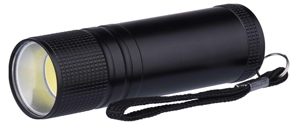 COB LED ruční kovová svítilna P3894, 100 lm, 3x AAA