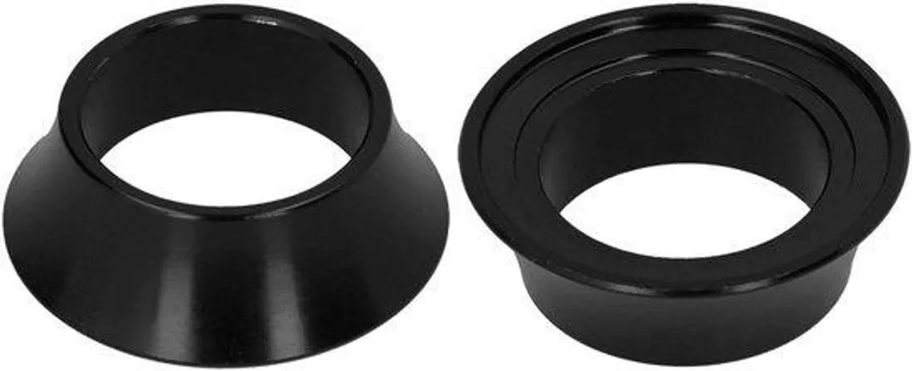 Supprimez le jeu de direction avec la rondelle conique vélo alu noire