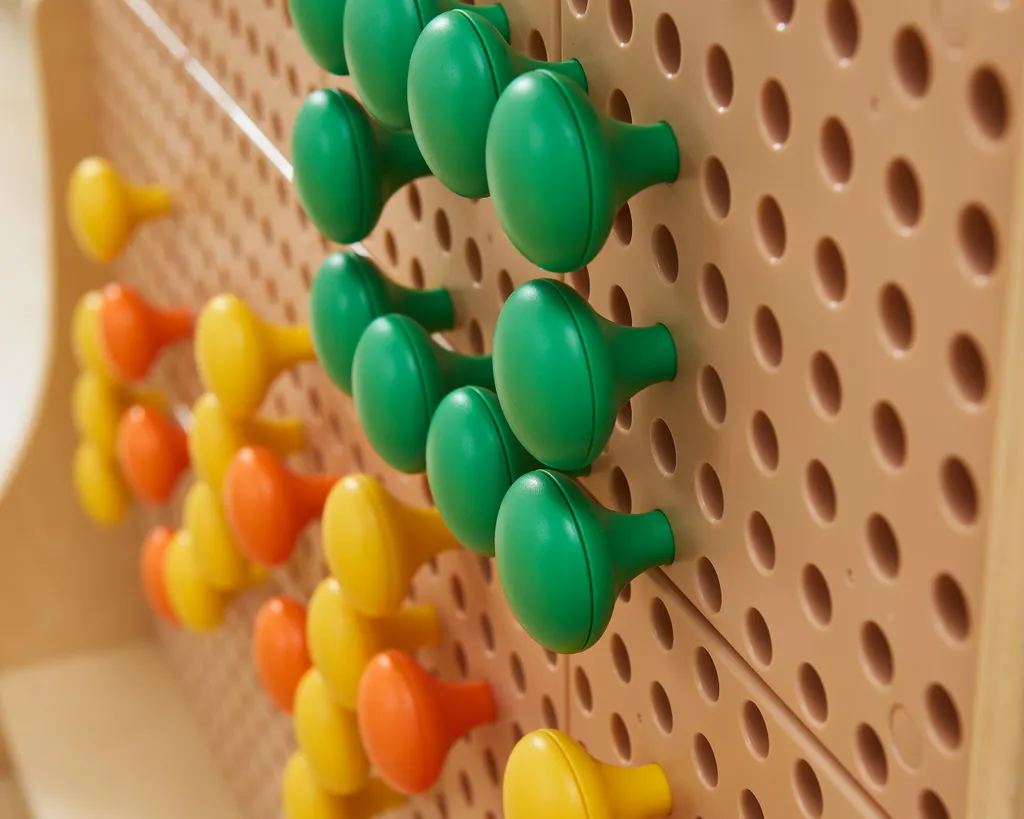 Accessoires de Motricité Fine : 64 Chevilles pour Planche Masterkidz - 4