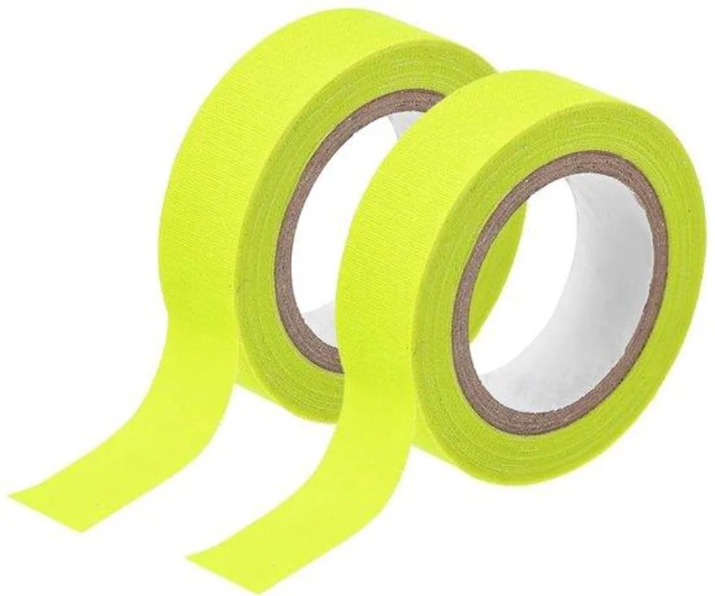 Bande Gaffa Jaune Fluorescente Anti-Chute - 2 Rouleaux Haute Sécurité