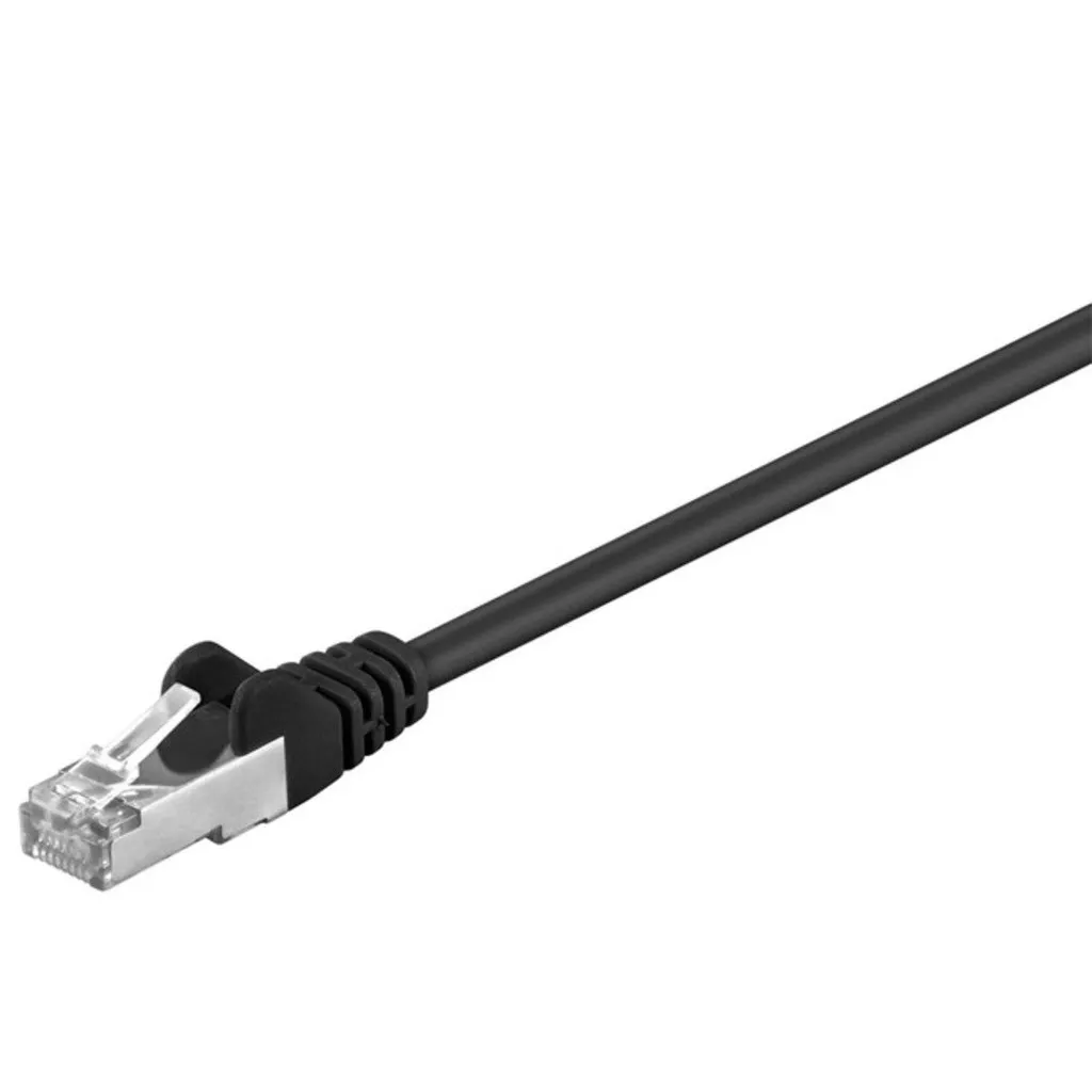 Cavo Ethernet 30 Metri CAT 5e Nero FTP | Ideale per Smart TV e Gaming