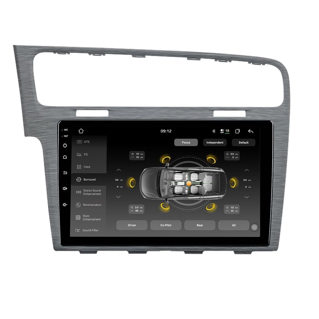 Androidowe radio samochodowe 10 cali 64GB do VW Golf 7 Zdjęcie produktu 
