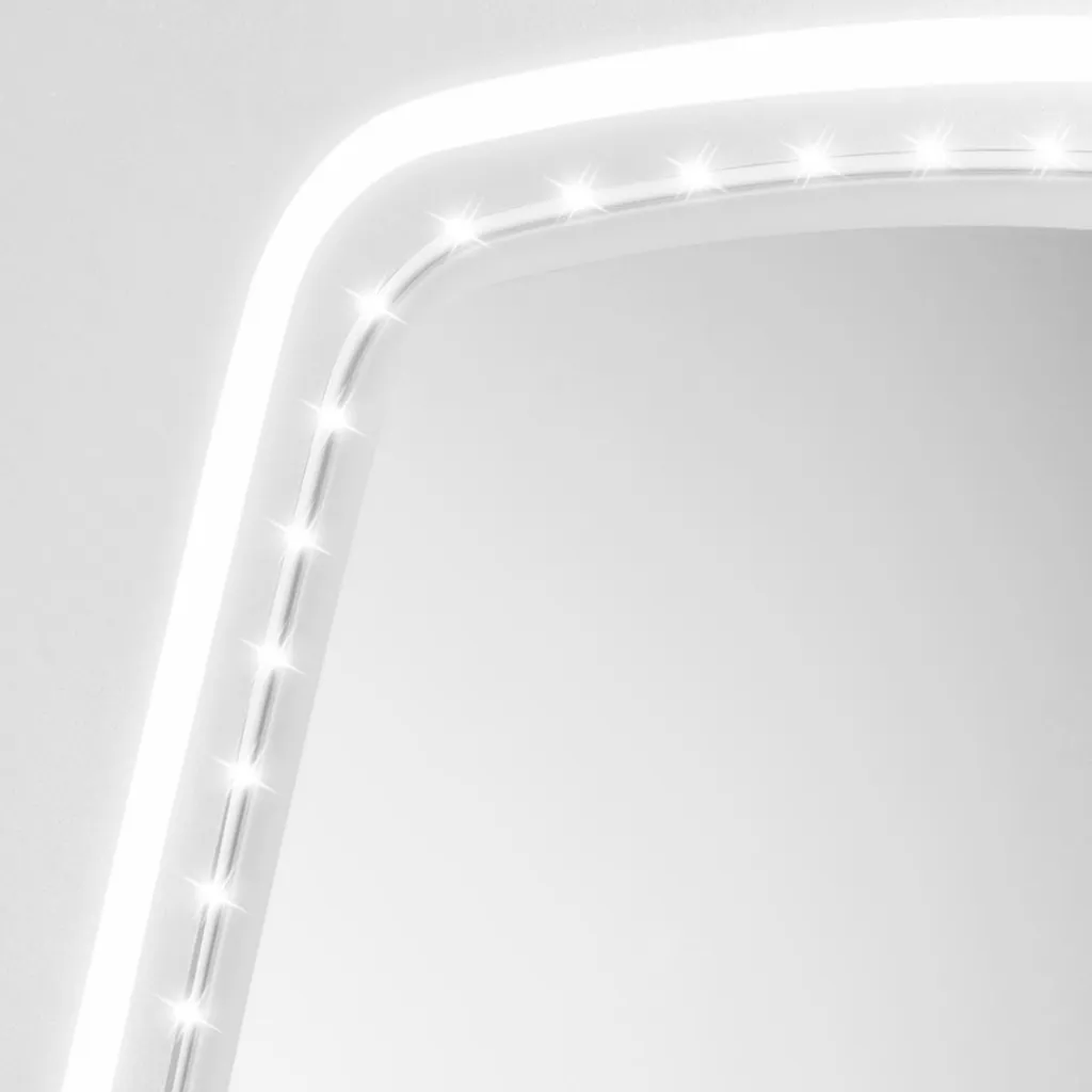 Specchio LED Professionale 1200mAh: Precisione Ottica e Touch - 7