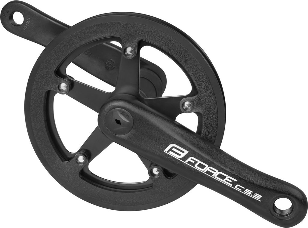 Force Alu Kurbel mit 36 Zähne Armlänge 140mm für 20" Kinder Fahrrad