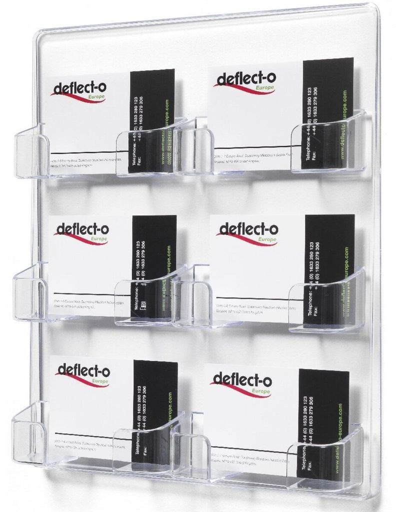 deflecto 70601 deflecto uchwyt na wizytówki do montażu na Zdjęcie produktu 