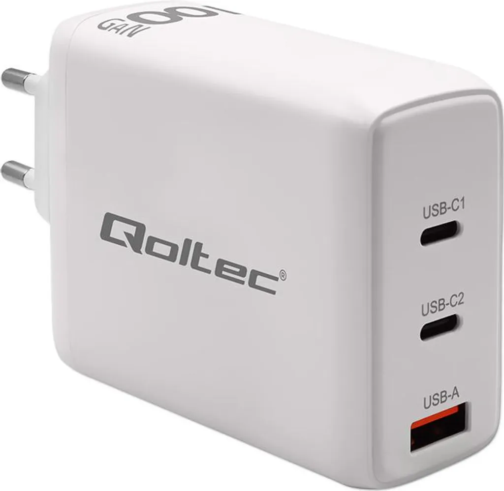 Chargeur Rapide 100W Technologie GaN avec Triple Sortie USB-C et USB-A