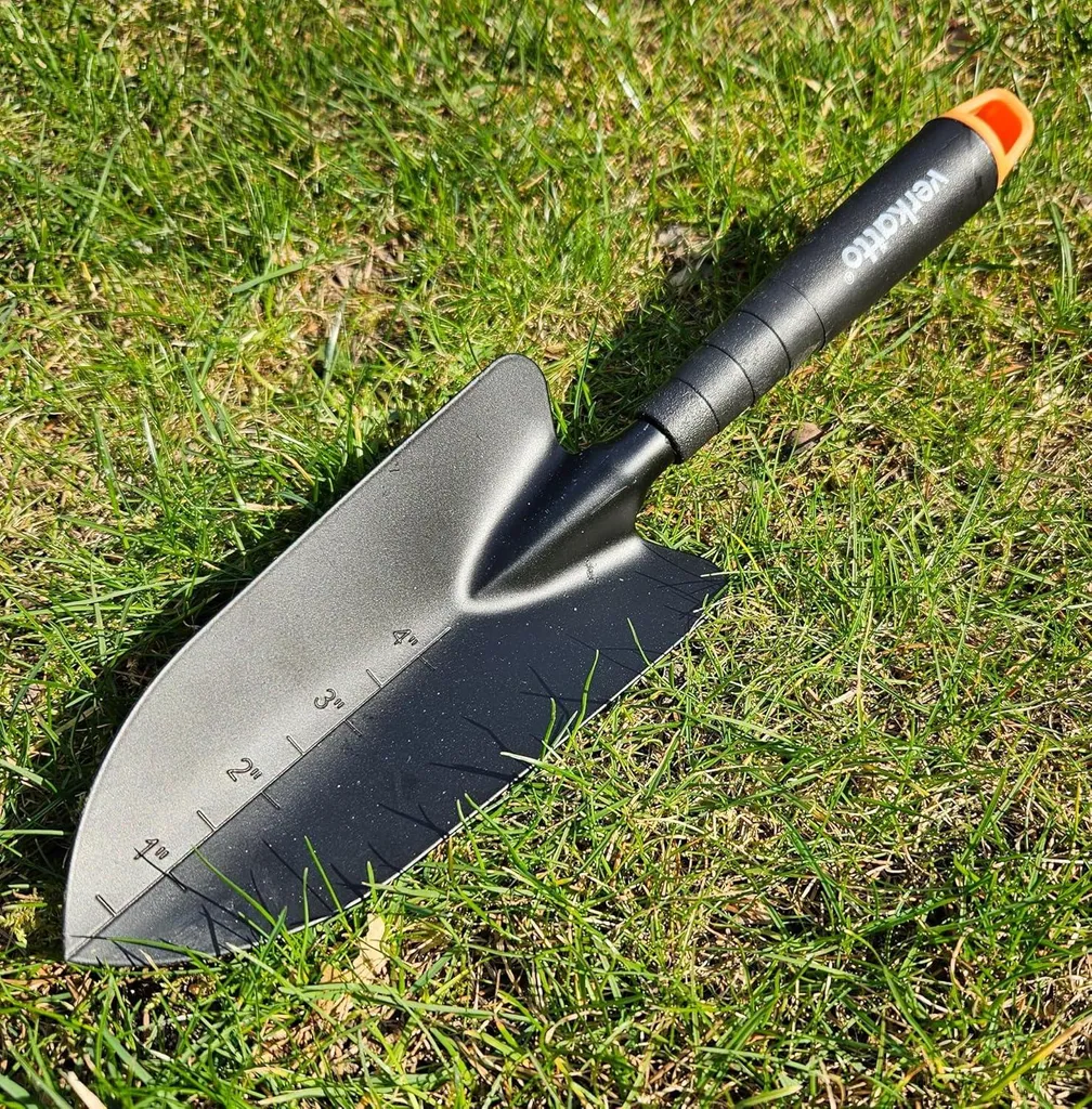 Pelle de jardinage pour balcon et terrasse - Largeur 8 cm en métal