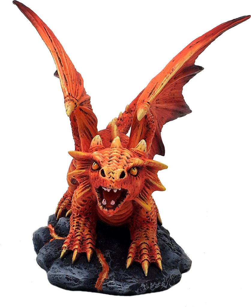 Baby Fire Dragon by Anne Stokes - Drachenfigur Designer Drache