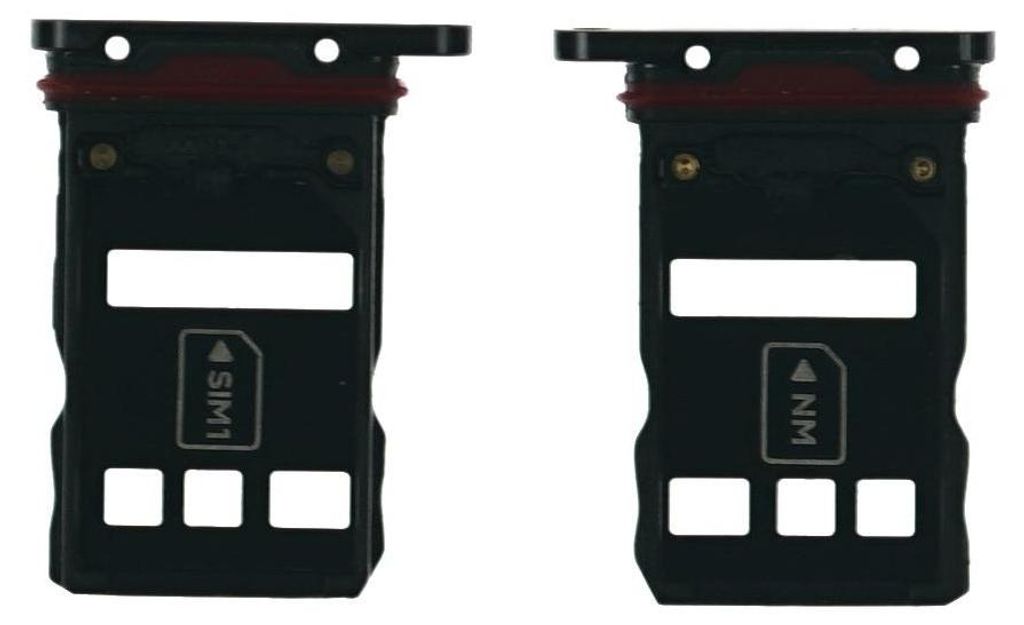 Huawei P30 Pro Sim Karten Halter Tray Fach, Schwarz Produktbild 