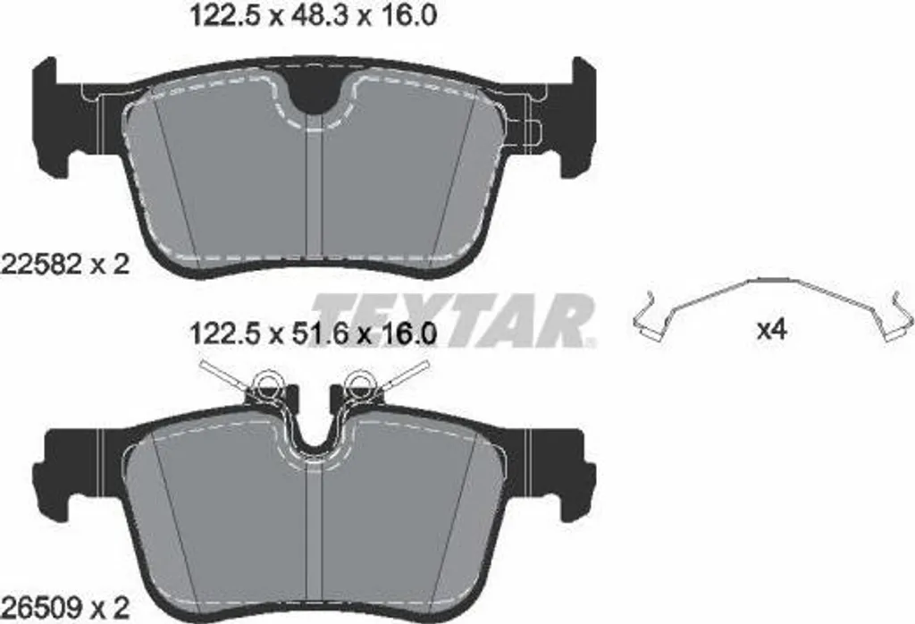 Jeu de plaquettes de frein à disque pour Volvo V60 V90 - Standard 2258201