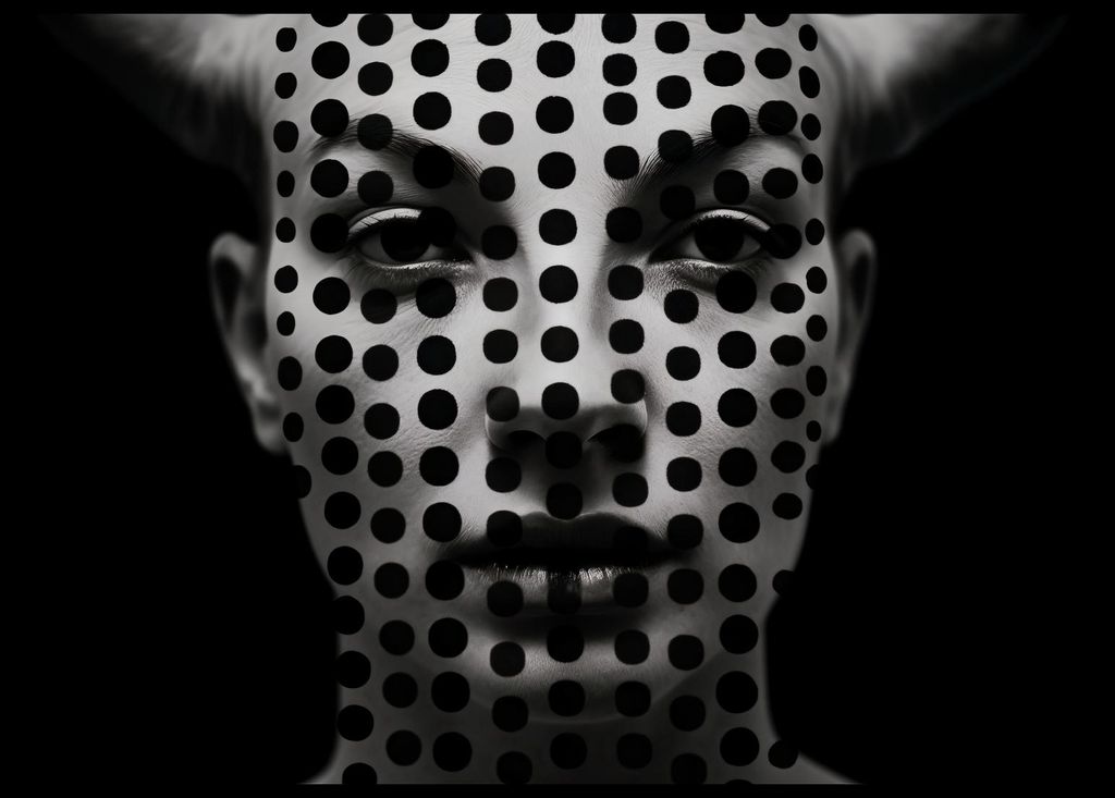 Plakat 84x59,5cm Durchbohrender Blick