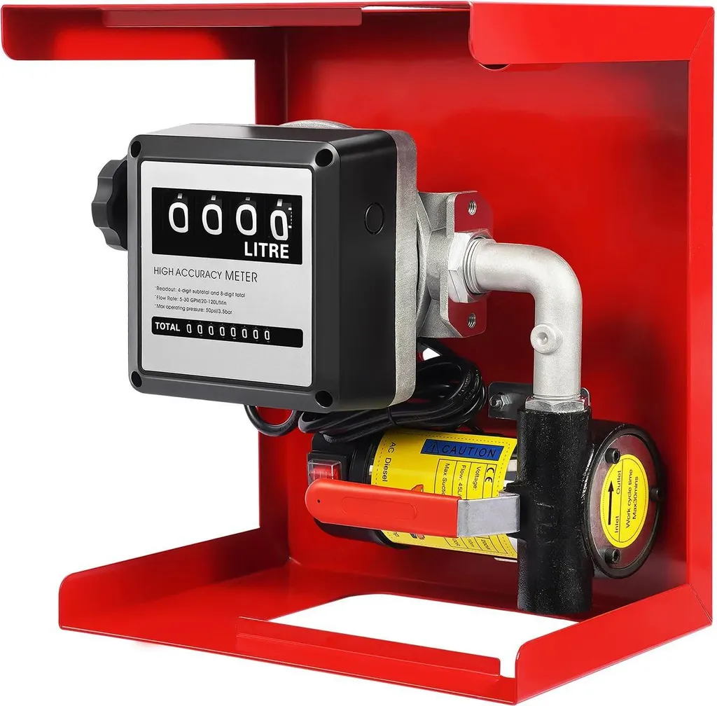 Pompe à gasoil électrique 230V pour ravitaillement cuve et engin 50L/m