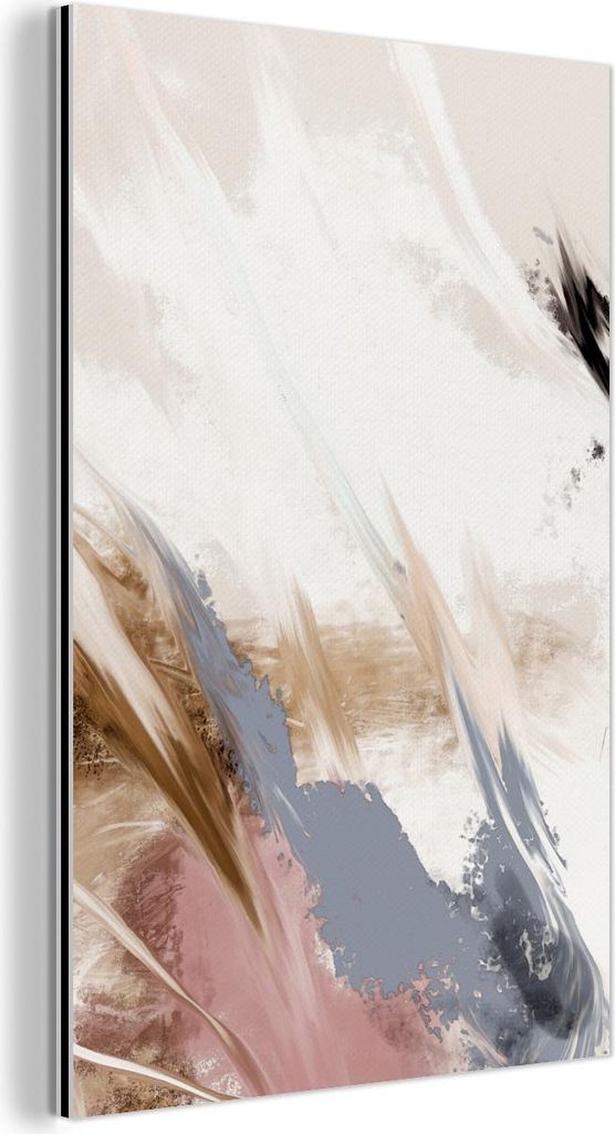 MuchoWow Wanddekoration Metall Metallbild Wandkunst 100x150 cm Kunst - Farbe - Farben - Muster MuchoWow Aluminium Gemälde - Bild