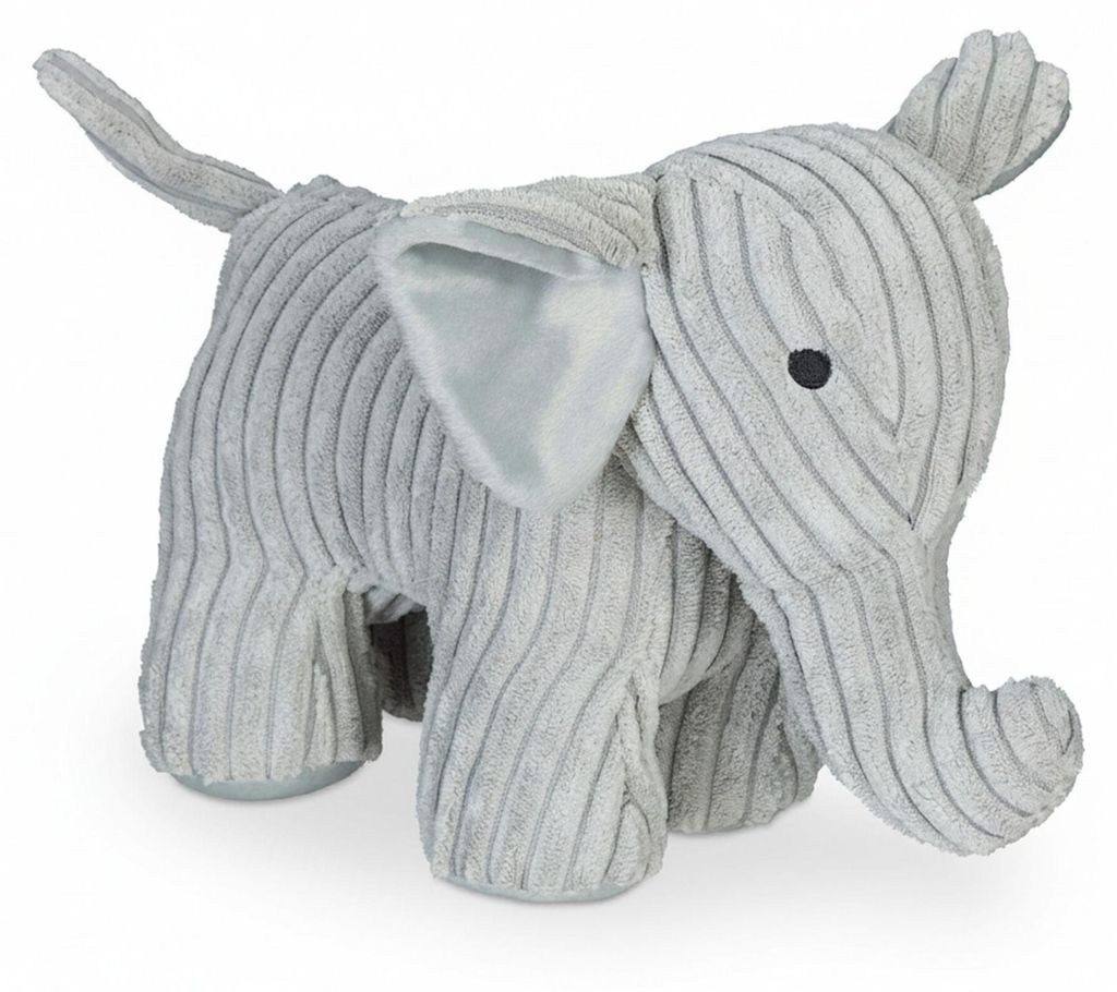 Relaxdays Türstopper Elefant, Stoff, für Boden, mit Sand Produktbild 