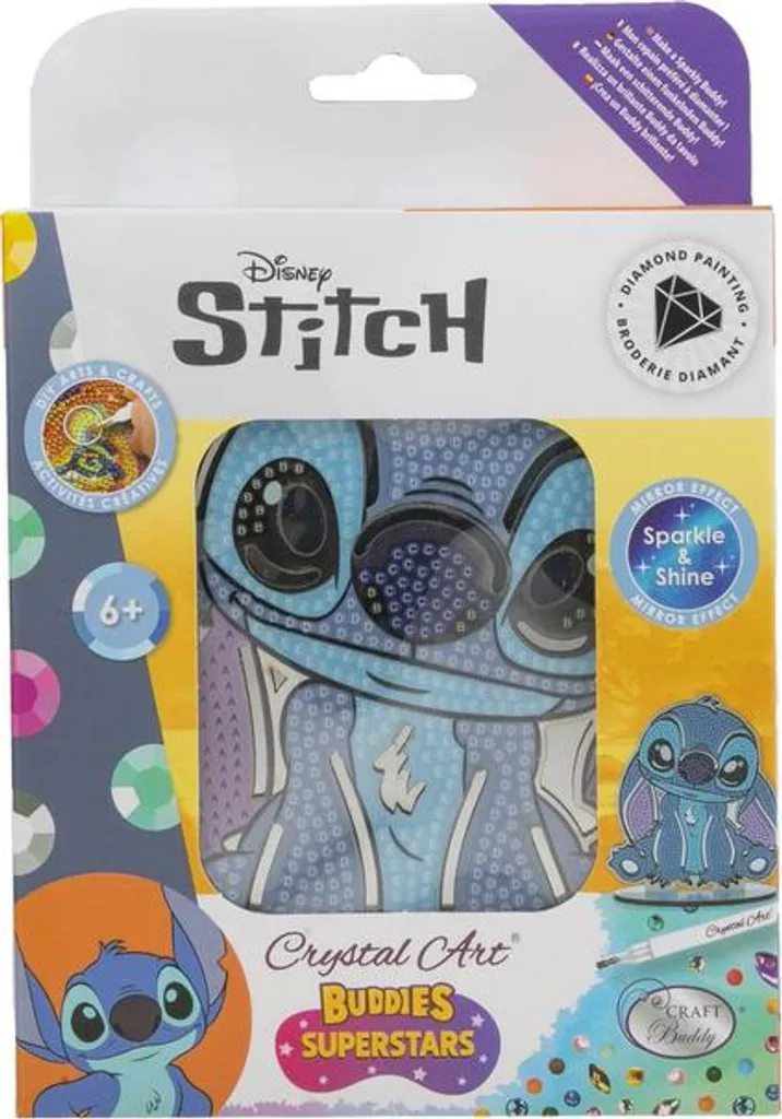 Créez votre Miroir Stitch XL Crystal Art pour une Déco Brillante Unique