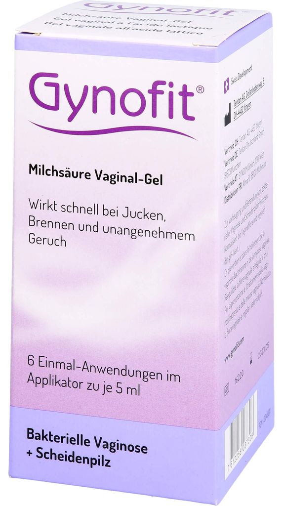 el dopochwowy Gynofit, 6 pojemnikw jednodawkowych Zdjęcie produktu 