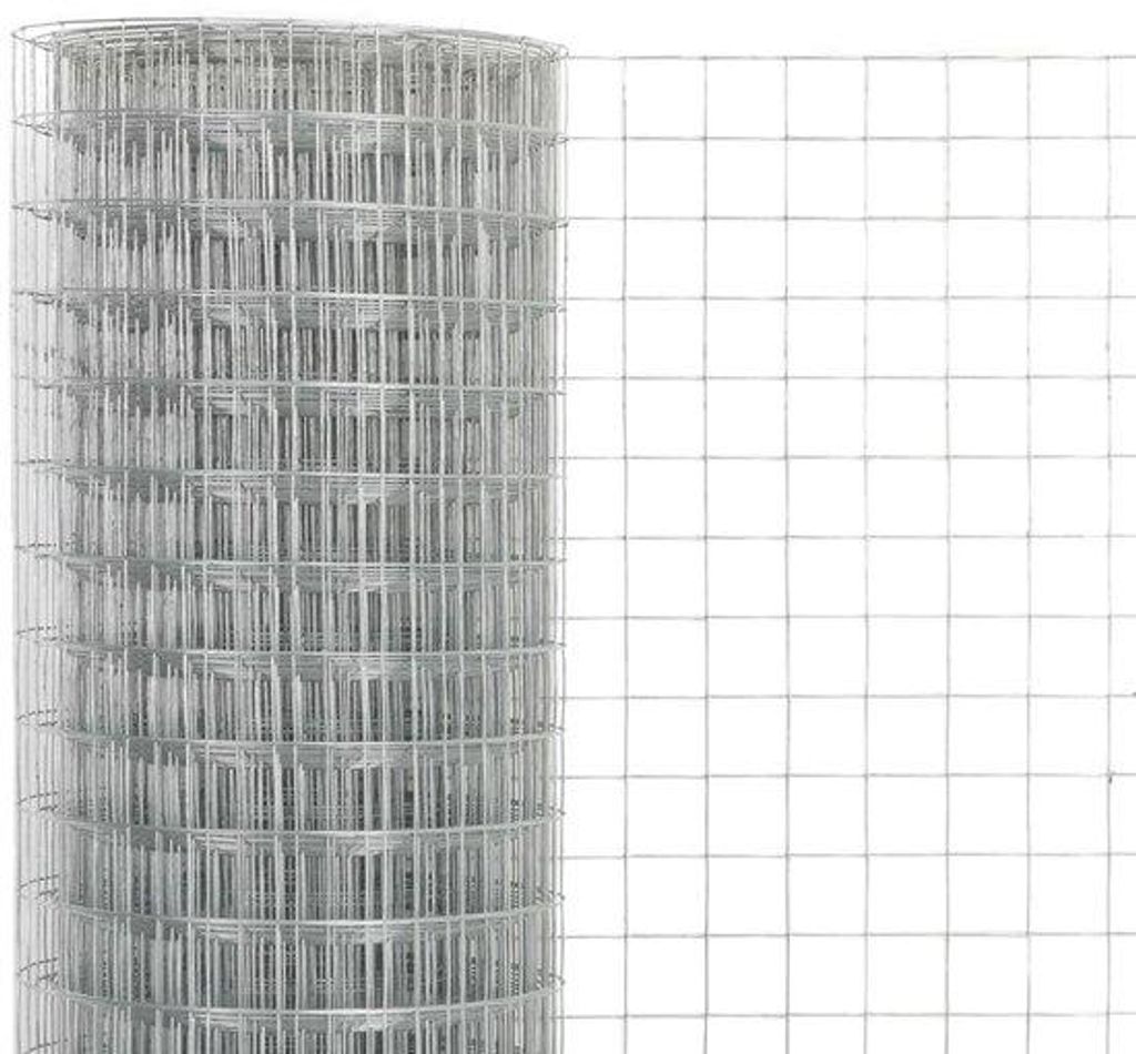 Knaagdiergaas - Gegalvaniseerd Staal - 25 x 0,5 Meter - Fijnmazig 16x16 mm - Zilver