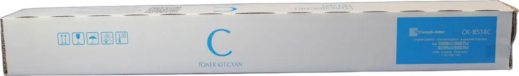 Cartouche de toner cyan CK-8514C Triumph-Adler pour copie haute netteté