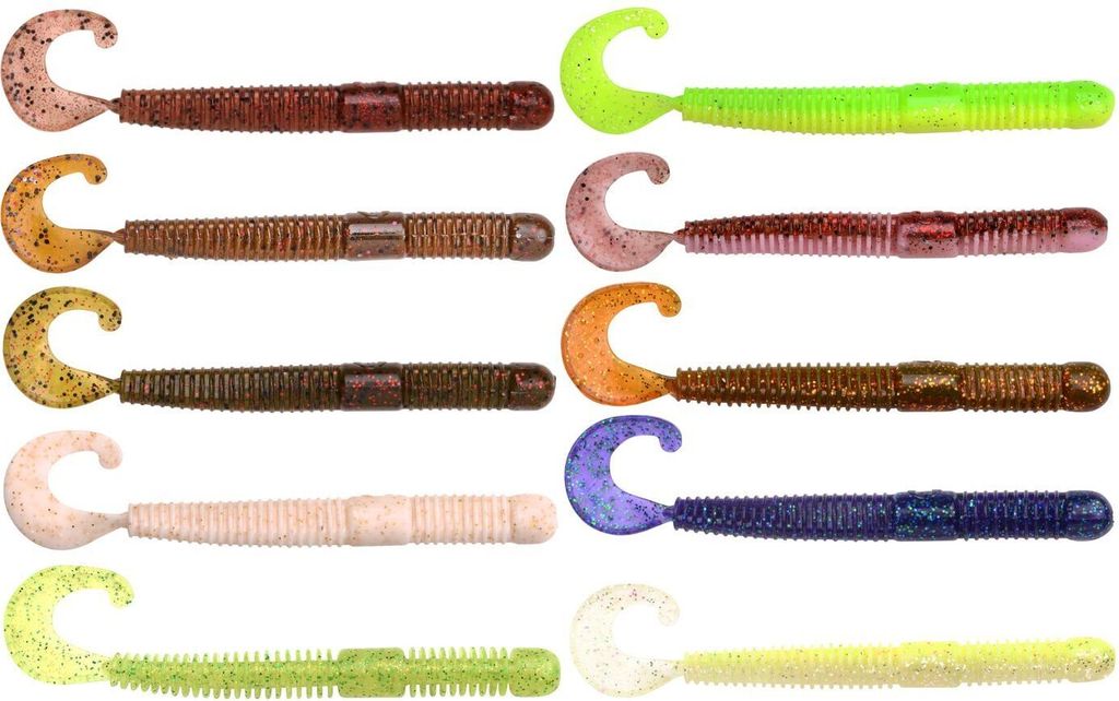 Spro Scent Series Insta Worm 90 / 110 9cm und 11cm Texas Rig Dropshot Carolina Rig: 9cm Inhalt: 7 Stück / Frozen Margaritha Größe: 9cm Inhalt: 7...