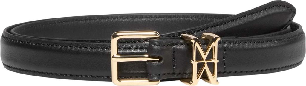 Marc O'Polo Leder Gürtel Gesa Belt W75 Black schwarz