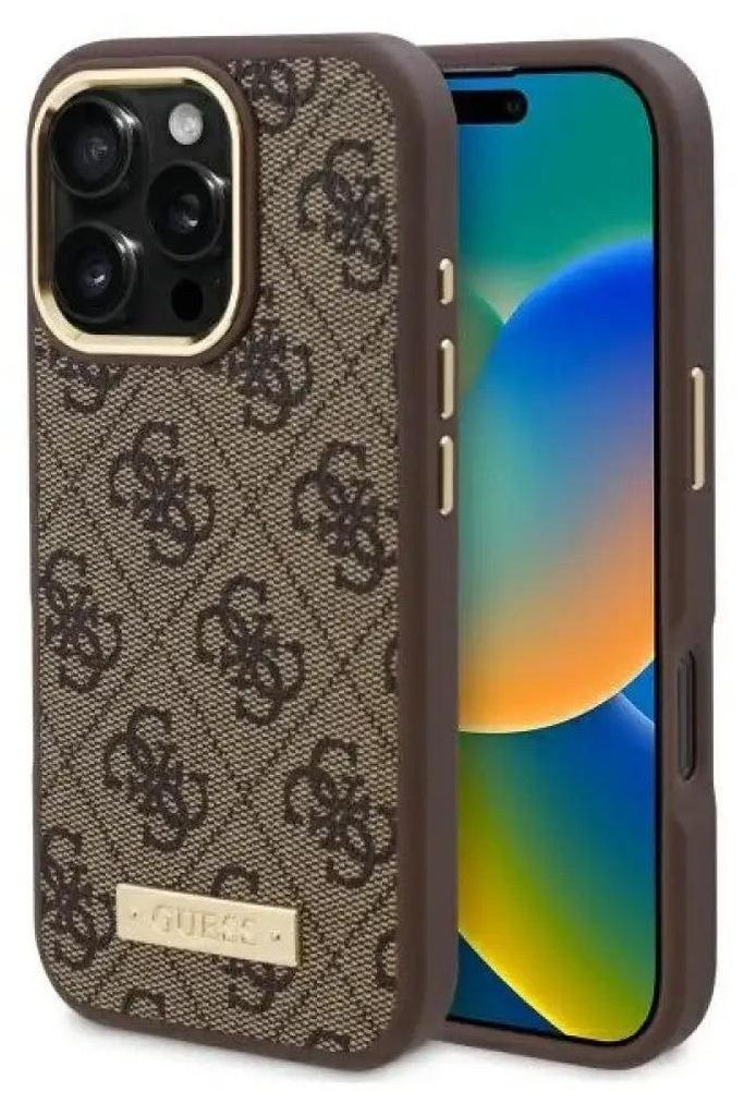 Fall Guess 4G Logo Platte Magsafe Na Iphone 16 Pro - Produktbild 