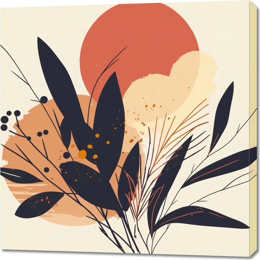 Quadro Pop Art Tramonto 90x90 | Colori Fluo e Design Contemporaneo