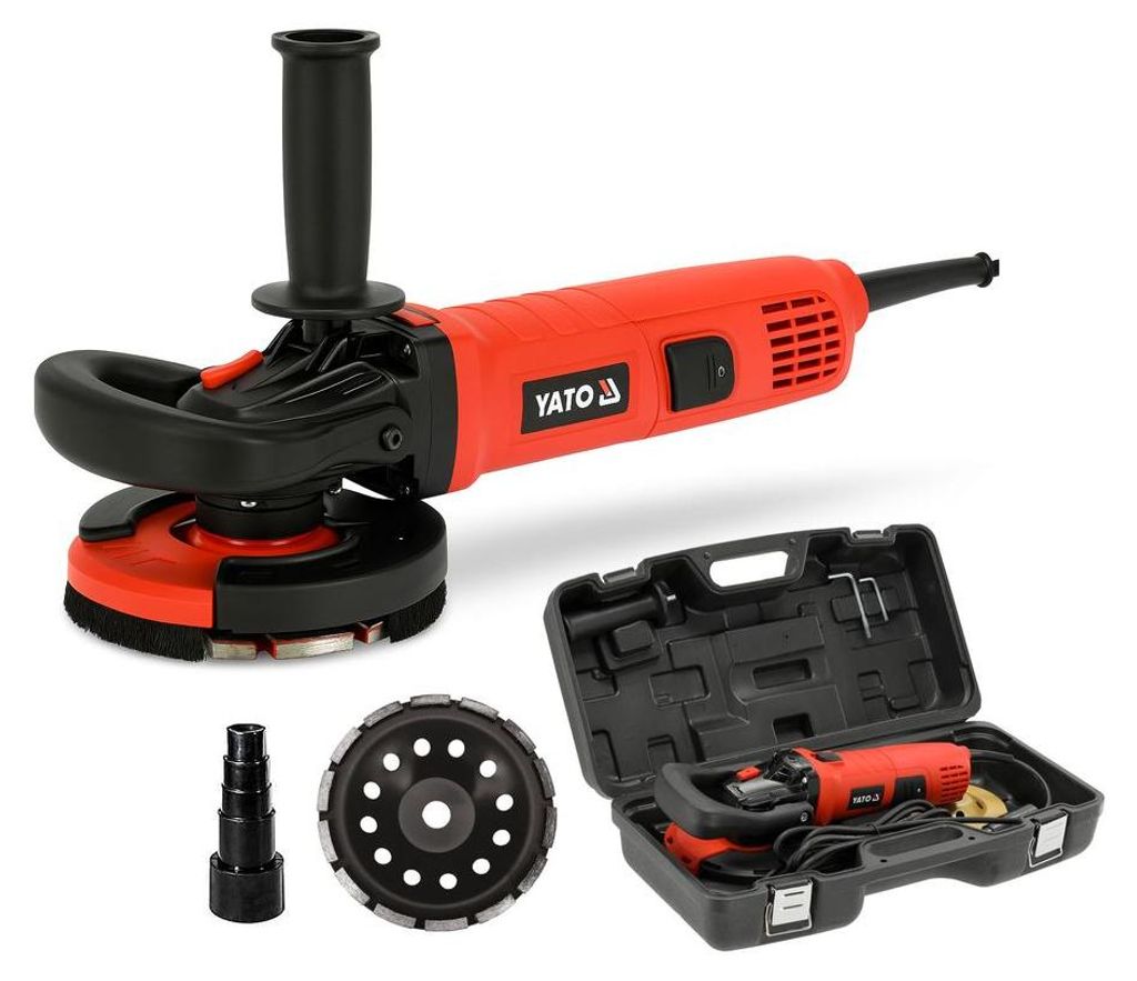 Betonschleifer Betonfräse Sanierungsfräse Set 1400W | Produktbild 