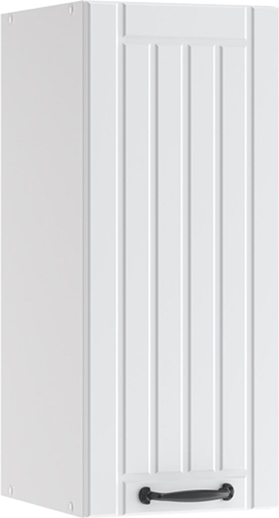 Badschrank Vicco Fame-Line Weiß Landhaus 30 x 72 cm, Model 43571